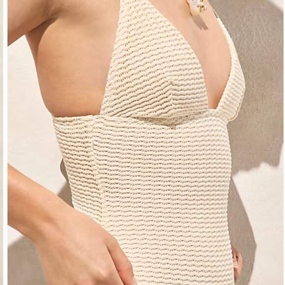 NWT J.Crew Plunge crochet one-piece bikini - Picture 5 of 5